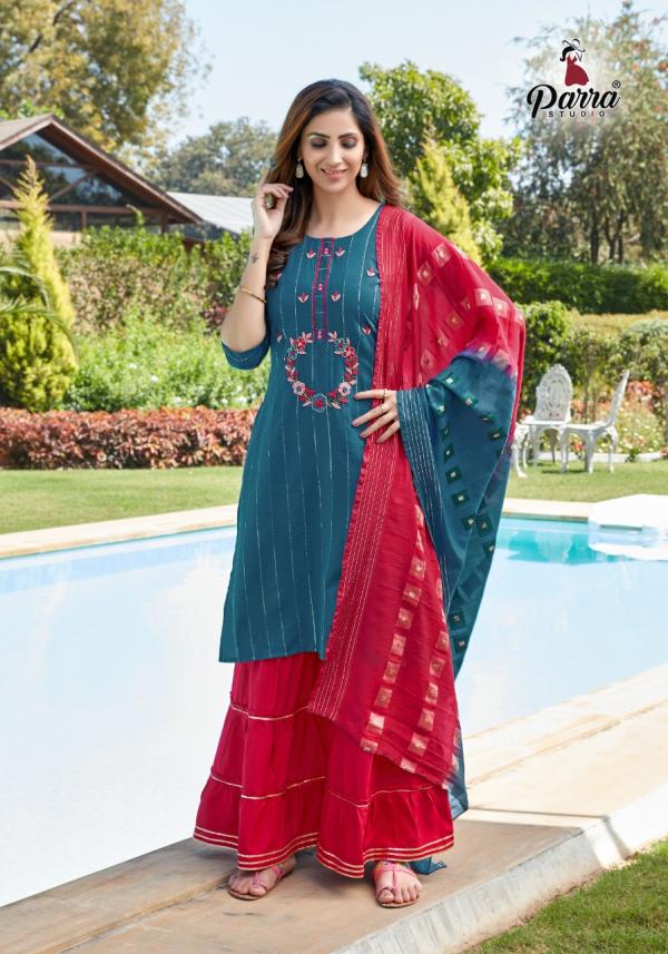 Parra  Raghini 2 Desigenr Viscose Readymade Salwar 